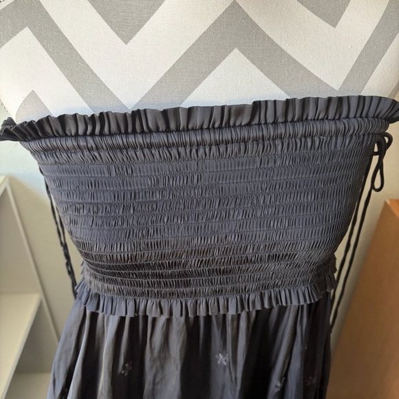 Womens Ulla Johnson Black Midi Dress – Size 6 - Picture 3 of 6